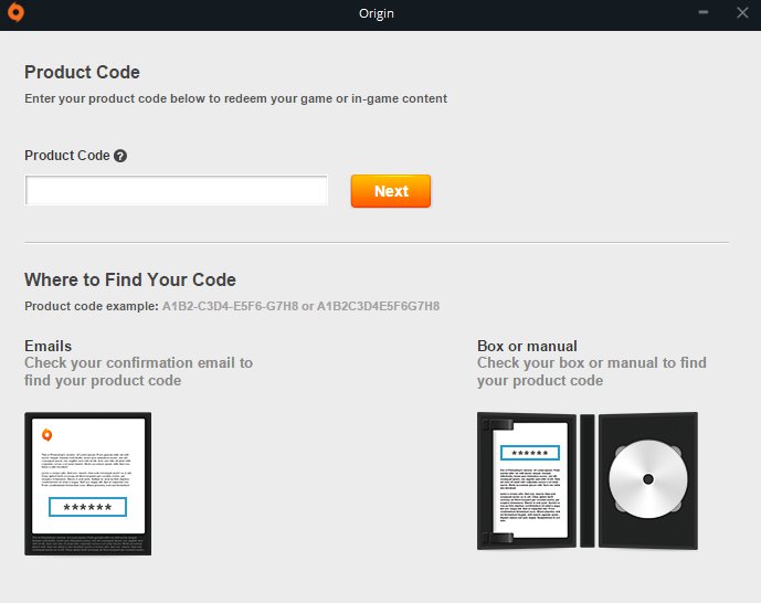 Origin Game Key Activation Guide