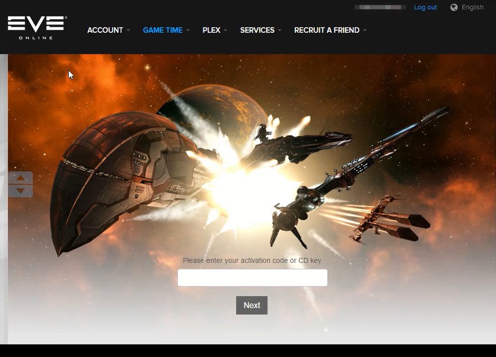 EVE Online Code Activaiton Guide