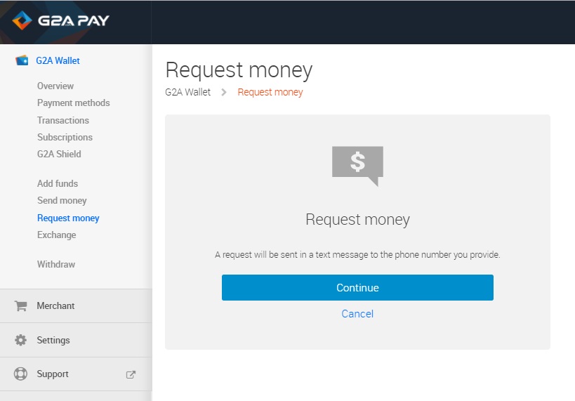 p2p transfers on g2a support hub g2a com