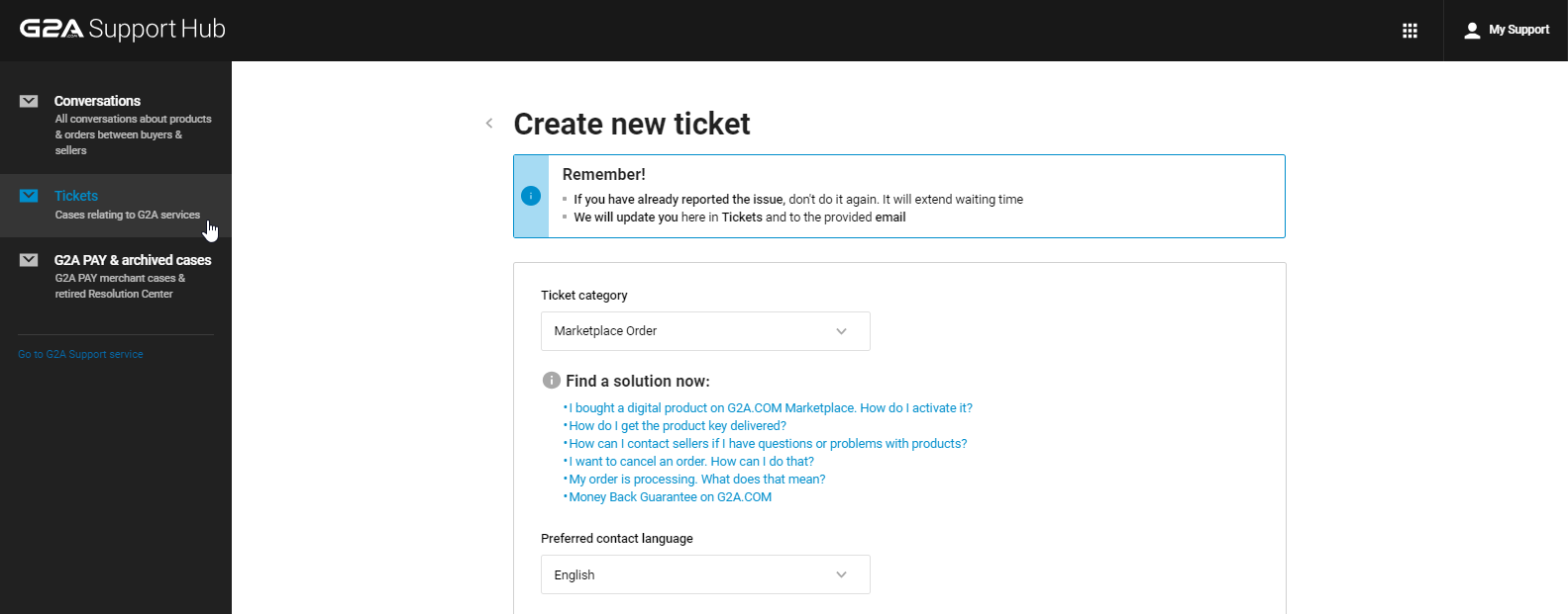 G2a Ticket G2a Ticket