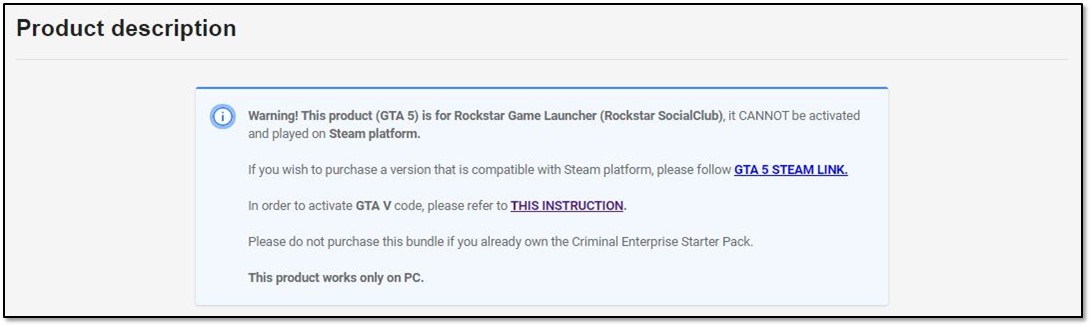 gta v key cant redeem steam