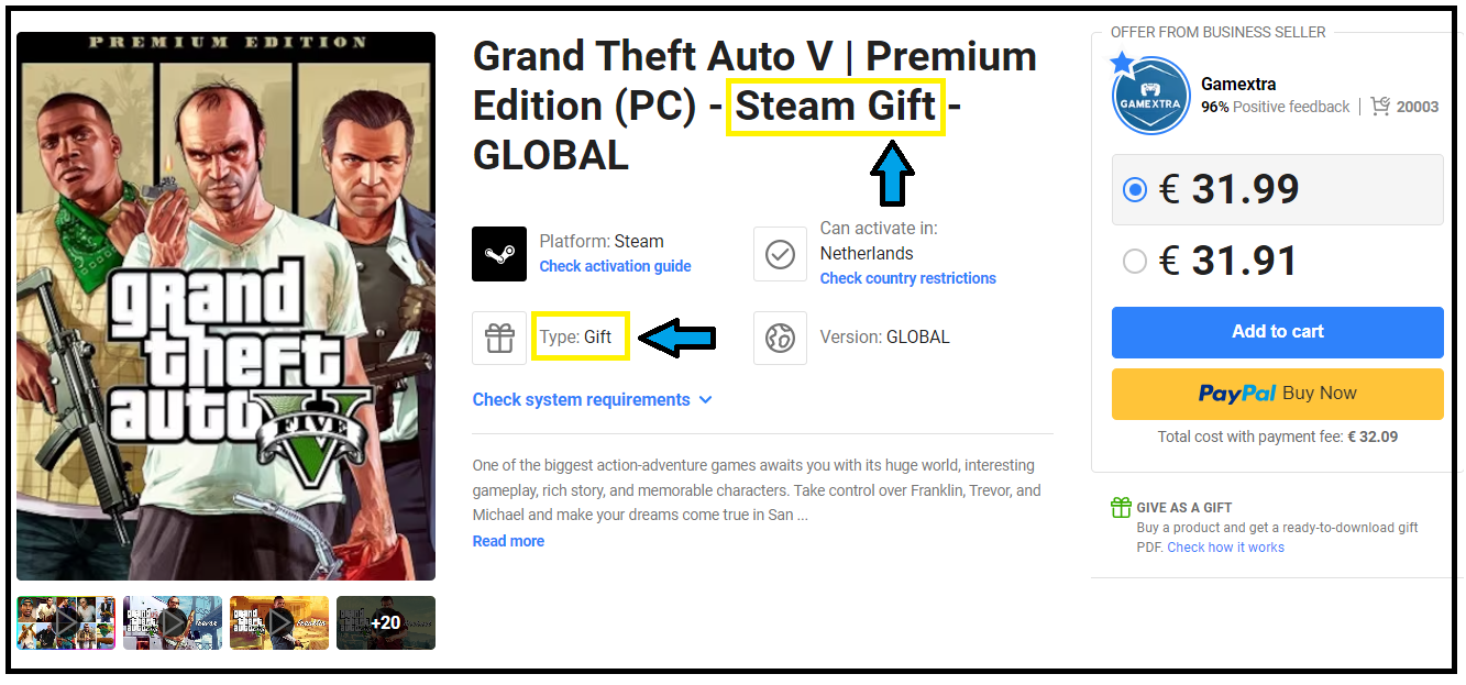 Steam Gifts on What's a Steam Gift? How do I use it